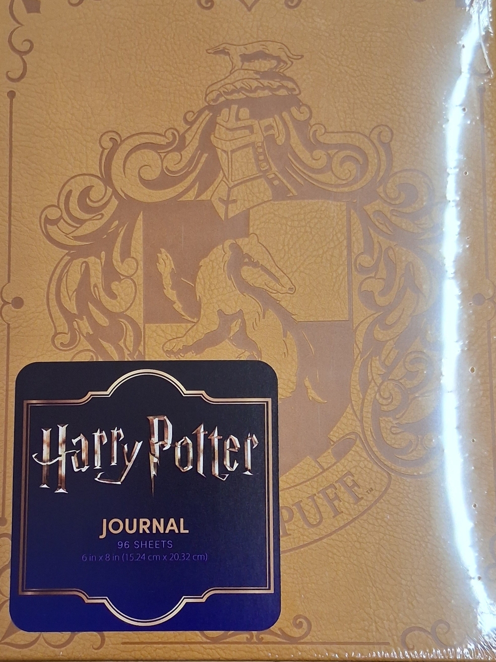 New Harry Potter Hufflepuff Embossed Journal Book